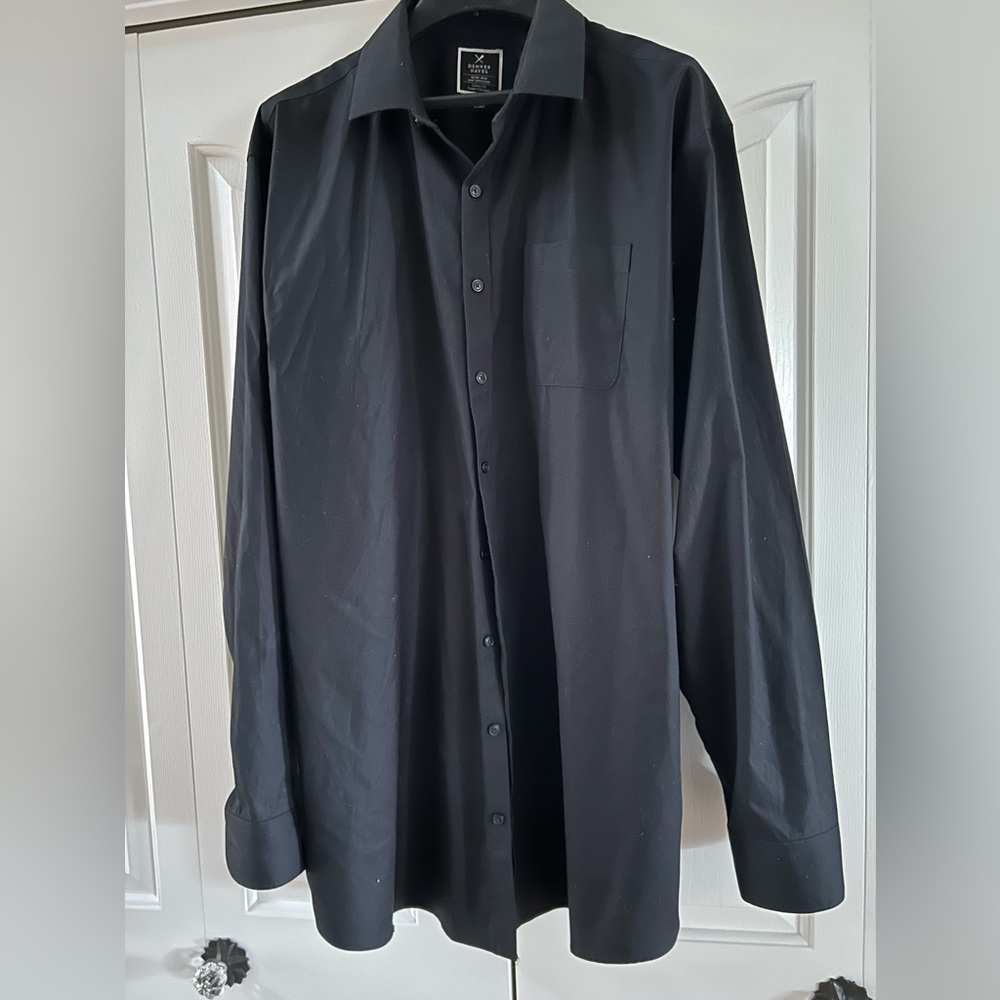 Black dress shirt